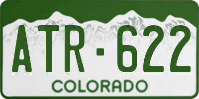 CO license plate ATR622