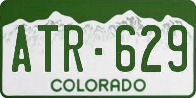 CO license plate ATR629