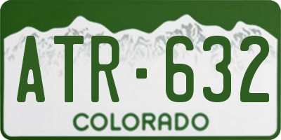 CO license plate ATR632