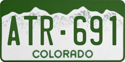 CO license plate ATR691