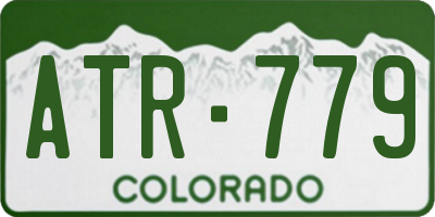 CO license plate ATR779