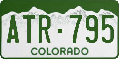 CO license plate ATR795