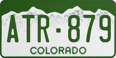 CO license plate ATR879