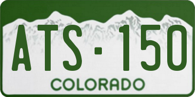 CO license plate ATS150
