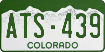 CO license plate ATS439
