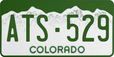 CO license plate ATS529