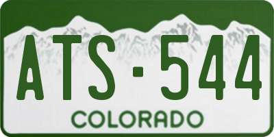 CO license plate ATS544