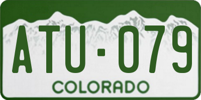CO license plate ATU079