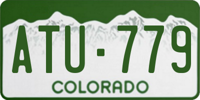 CO license plate ATU779