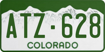 CO license plate ATZ628