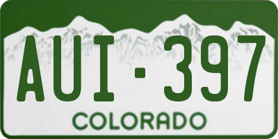 CO license plate AUI397