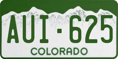 CO license plate AUI625