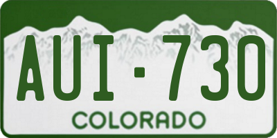CO license plate AUI730