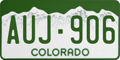 CO license plate AUJ906