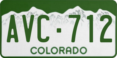 CO license plate AVC712