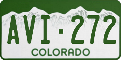 CO license plate AVI272