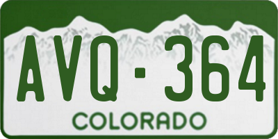 CO license plate AVQ364