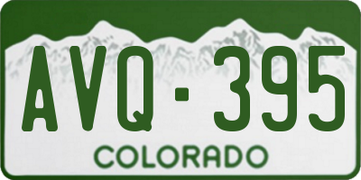 CO license plate AVQ395
