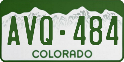 CO license plate AVQ484