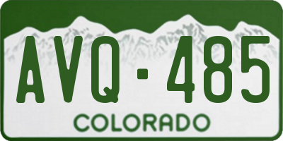 CO license plate AVQ485