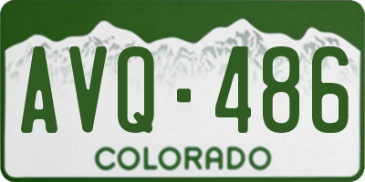 CO license plate AVQ486