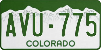 CO license plate AVU775