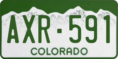CO license plate AXR591