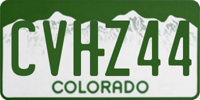 CO license plate CVHZ44