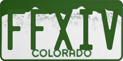 CO license plate FFXIV