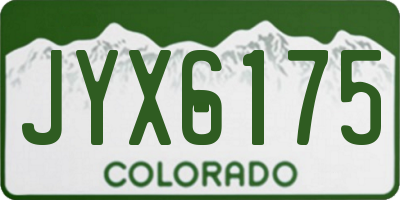 CO license plate JYX6175