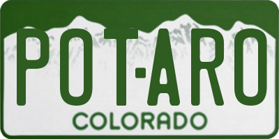 CO license plate POTARO