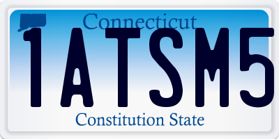 CT license plate 1ATSM5