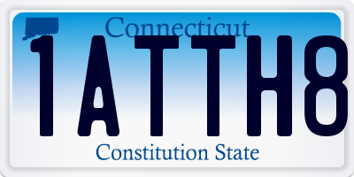 CT license plate 1ATTH8