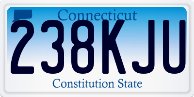 CT license plate 238KJU