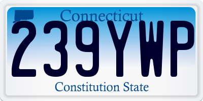 CT license plate 239YWP