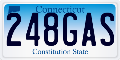 CT license plate 248GAS