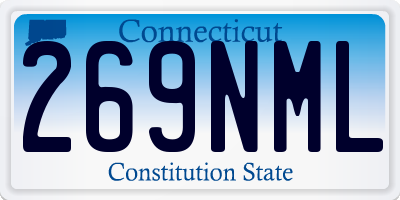 CT license plate 269NML