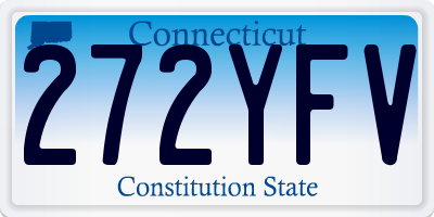 CT license plate 272YFV