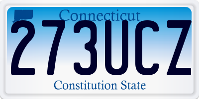 CT license plate 273UCZ