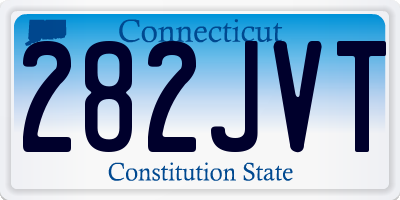 CT license plate 282JVT