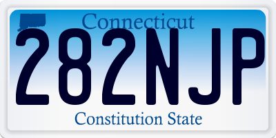 CT license plate 282NJP