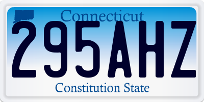 CT license plate 295AHZ