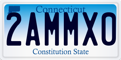 CT license plate 2AMMX0