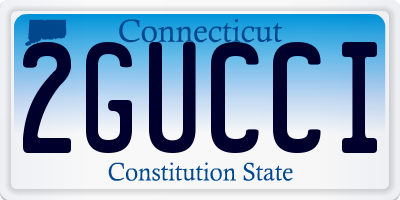 CT license plate 2GUCCI