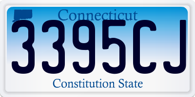 CT license plate 3395CJ