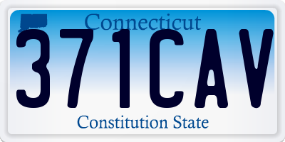 CT license plate 371CAV