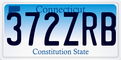 CT license plate 372ZRB