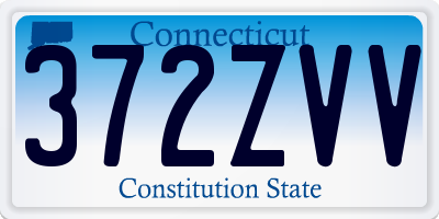 CT license plate 372ZVV