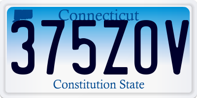 CT license plate 375ZOV