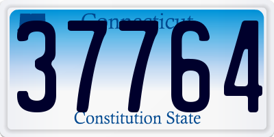 CT license plate 37764